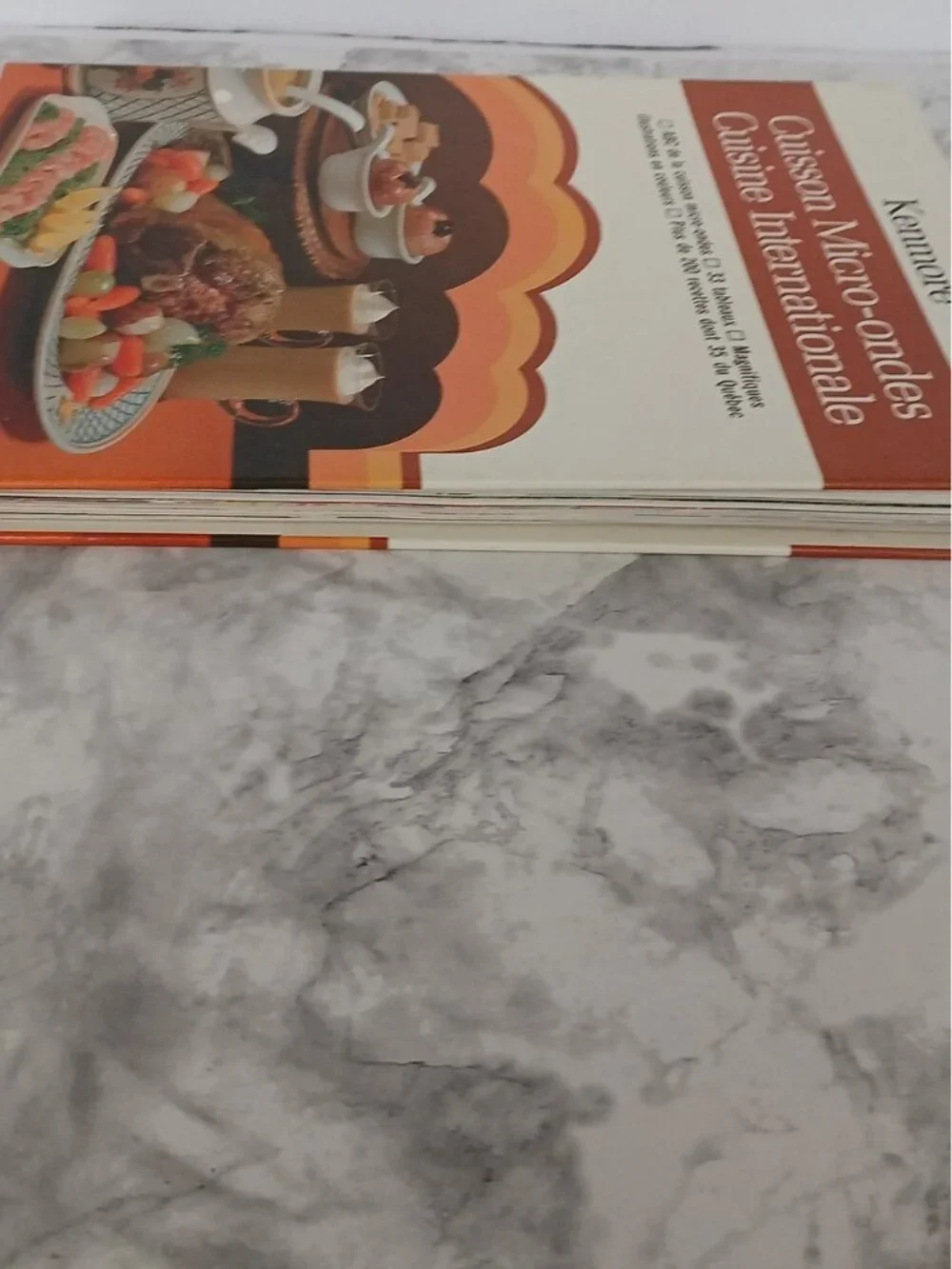 Livre de recettes Kenmore Cuisson Micro-ondes Cuisine Internationale Français